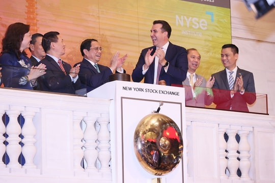 Thủ tướng rung chuông mở đầu phiên giao dịch Sàn chứng khoán New York