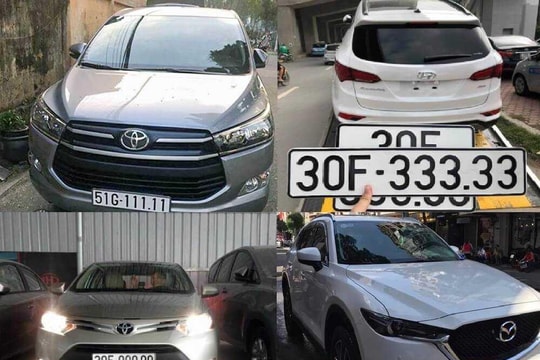 Đấu giá biển ô tô số đẹp "hạ nhiệt", tứ quý 3 giá chỉ 45 triệu đồng
