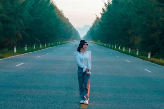 Nguy hiểm chụp ảnh trên đường trục Bắc-Nam tỉnh Hải Dương