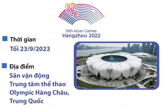 Lễ Khai mạc ASIAD 2023 hứa hẹn nhiều bất ngờ