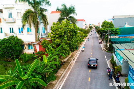 Model roads in Cam Giang