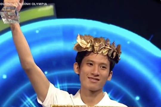 Nam sinh Tiền Giang thắng thuyết phục, ẵm vòng nguyệt quế Đường lên đỉnh Olympia