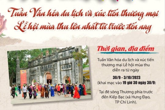 Tuần Văn hóa du lịch và xúc tiến thương mại Lễ hội mùa thu lớn nhất từ trước đến nay