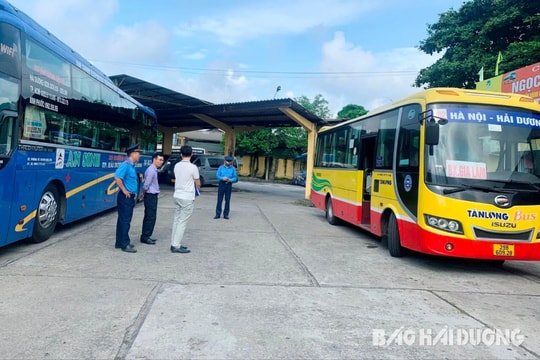 Thanh tra giao thông Hải Dương phạt 41 ô tô kinh doanh vận tải vi phạm