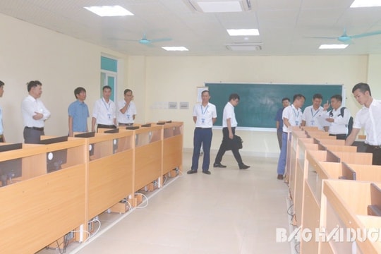 Sẽ có 3 đợt thi đánh giá năng lực tại Hải Dương
