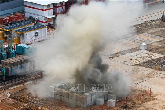 Singapore kích nổ bom còn sót từ thời Chiến tranh Thế giới thứ hai
