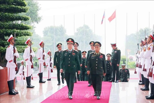 Chủ nhiệm Tổng cục Chính trị Quân đội nhân dân Lào thăm chính thức Việt Nam