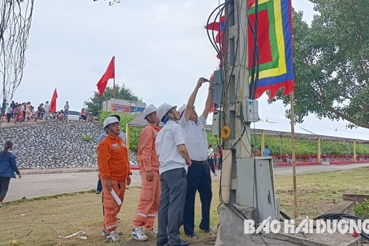 Điện lực Chí Linh chủ động cấp điện phục vụ Festival và Lễ hội mùa thu