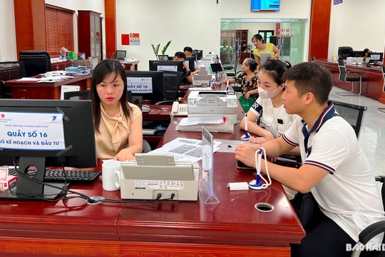 Sở Kế hoạch và Đầu tư để phát sinh 1 hồ sơ thủ tục hành chính quá hạn