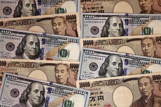 Đồng USD lên mức cao nhất trong 10 tháng, đồng yen chìm sâu xuống đáy