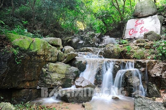 Bên suối Côn Sơn