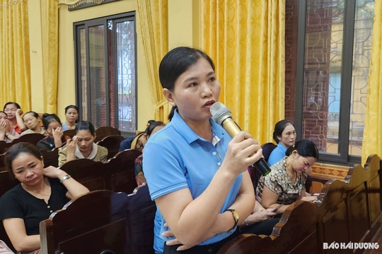Phụ nữ Bình Giang đề nghị hỗ trợ kinh phí nâng cấp đường nội đồng, kênh mương xuống cấp