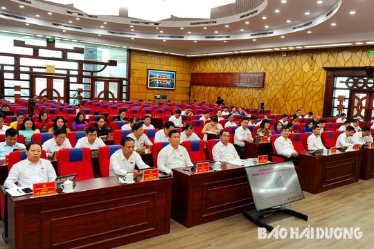 HĐND tỉnh Hải Dương tổ chức Kỳ họp thứ 17 