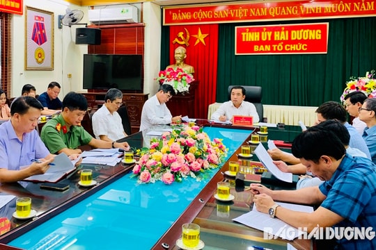 Tập trung hoàn thành việc lấy phiếu tín nhiệm đối với cán bộ