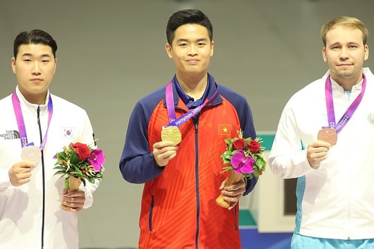 Bắn súng giành huy chương vàng đầu tiên cho Việt Nam tại Asiad 19