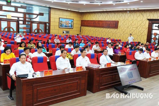 Khai mạc Kỳ họp thứ 17 HĐND tỉnh Hải Dương khoá XVII