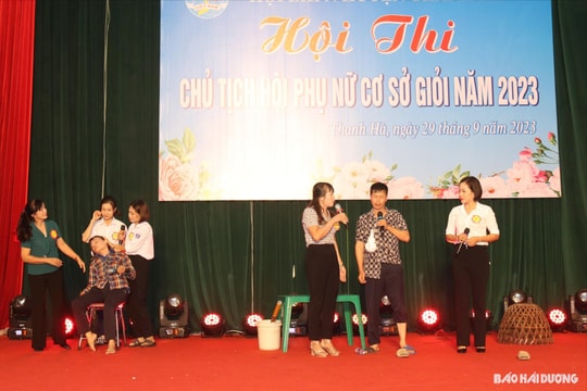 Thanh Hà thi "Chủ tịch Hội Phụ nữ cơ sở giỏi"