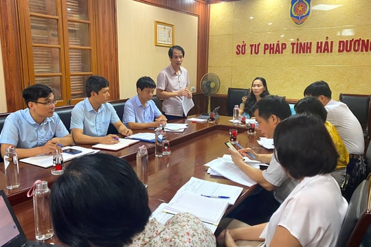 Sở Tư pháp Hải Dương đơn giản hóa 66 thủ tục hành chính