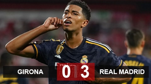 Girona 0-3 Real Madrid: Lại là người hùng Bellingham