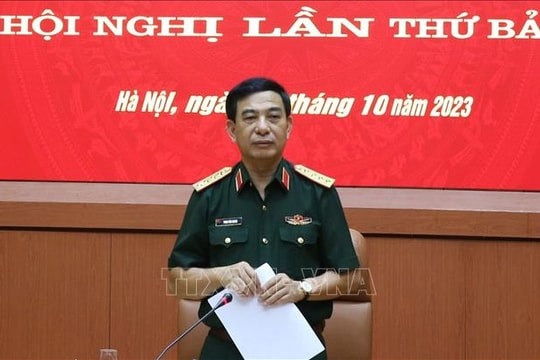 Đại tướng Phan Văn Giang, Bộ trưởng Quốc phòng chủ trì Hội nghị Quân ủy Trung ương