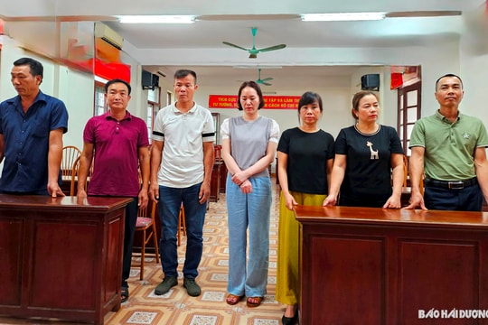 2 vợ chồng ở Tứ Kỳ cùng bị khởi tố vì tổ chức đánh bạc