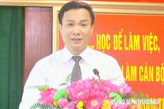 Khai giảng lớp bồi dưỡng cán bộ nguồn quy hoạch Ủy viên Ban Chấp hành Đảng bộ tỉnh Hải Dương