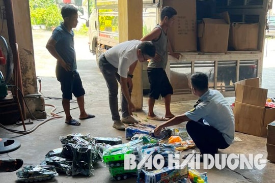 Hải Dương thu giữ gần 600 đồ chơi trẻ em không bảo đảm điều kiện lưu hành