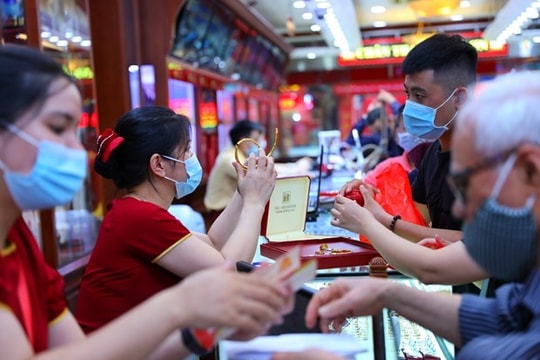 Giá vàng Rồng Thăng Long giảm mạnh 360.000 đồng phiên ngày 4/10