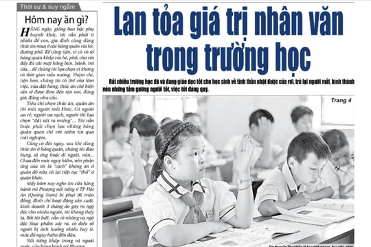 Xem gì trên báo Hải Dương ngày 5/10?