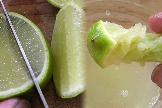 Cách vắt chanh được nhiều nước nhất