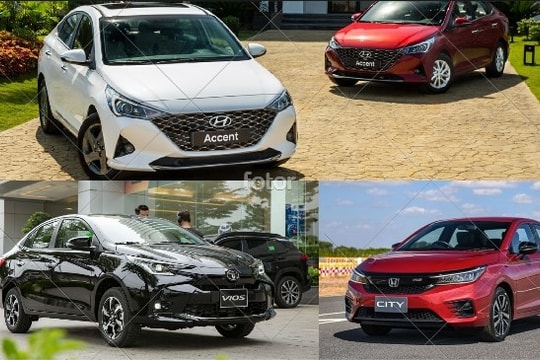 Sedan hạng B đồng loạt ưu đãi, giảm giá cả trăm triệu đồng