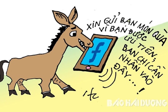 Lừa đảo nhận quà