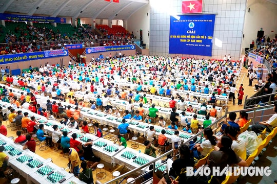 Gần 1.000 kỳ thủ tranh tài Giải cờ vua Hải Dương mở rộng
