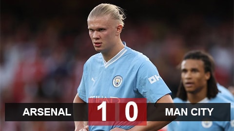 Arsenal 1-0 Man City: Thất bại cay đắng