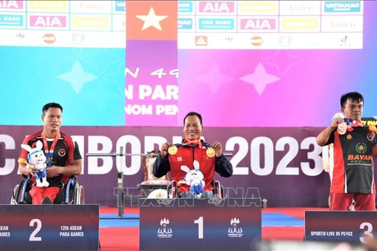 Đoàn Thể thao người khuyết tật Việt Nam xuất quân tham dự ASIAN Para Games 4