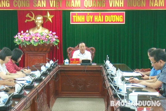 Làm tốt công tác tham mưu chỉ đạo lấy phiếu tín nhiệm cán bộ ở Hải Dương