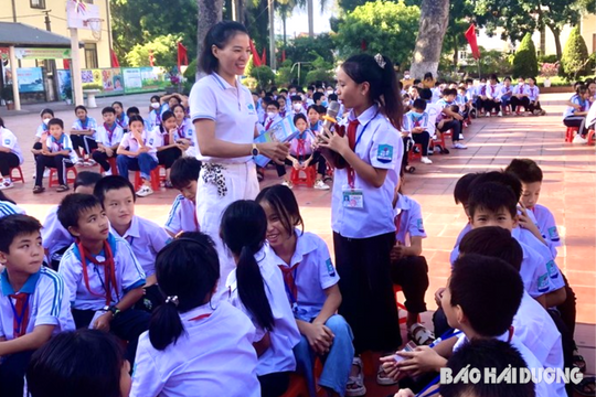 Nâng cao nhận thức của học sinh Hải Dương về tác hại của thuốc lá