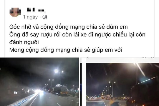 Đề nghị xử lý nghiêm lái xe đi ngược chiều trên quốc lộ 38B