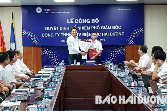 Ông Phạm Hoàng Phương được bổ nhiệm giữ chức Phó Giám đốc Điện lực Hải Dương