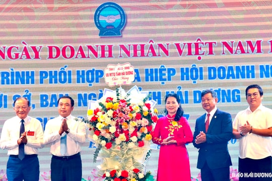 Cộng đồng doanh nghiệp, doanh nhân Hải Dương góp phần quan trọng vào tăng trưởng, phát triển kinh tế-xã hội của tỉnh