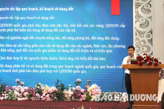 200 đại biểu HĐND ở Hải Dương được tập huấn về quản lý đất đai và đầu tư công