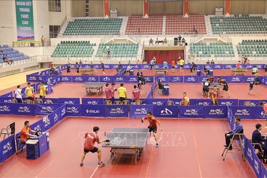 Nhiều tay vợt hàng đầu Việt Nam tham dự Giải bóng bàn Cúp Hoa Lư mở rộng