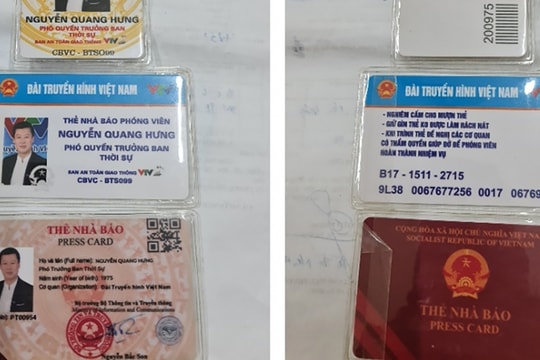 Bị khởi tố vì trình thẻ nhà báo giả khi vi phạm nồng độ cồn