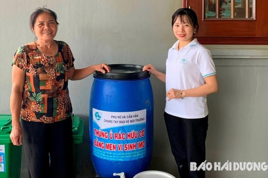Hải Dương hỗ trợ gần 4 tỷ đồng cho 2 xã thí điểm mô hình phân loại rác thải tại nguồn