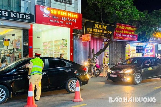  Tứ Kỳ xử phạt 48 trường hợp vi phạm nồng độ cồn trong 1 tháng 