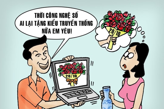 Tặng quà thời công nghệ số