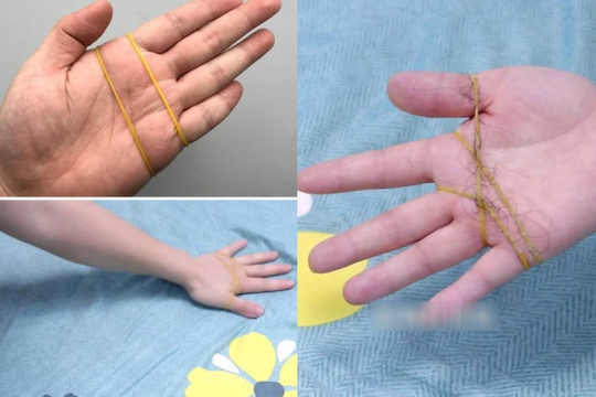 Mẹo gom tóc rụng trong nhà chỉ bằng dây chun