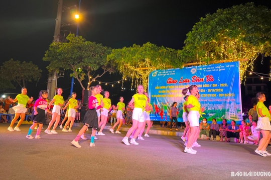 TP Hải Dương đề xuất lắp đặt hệ thống nhạc nước cho tuyến phố đi bộ, chợ đêm Bạch Đằng
