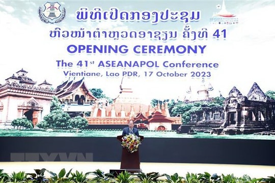Khai mạc Hội nghị Tư lệnh Cảnh sát ASEAN lần thứ 41 tại Lào