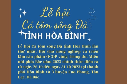 Lễ hội cá tôm sông Đà hứa hẹn nhiều chương trình hấp dẫn